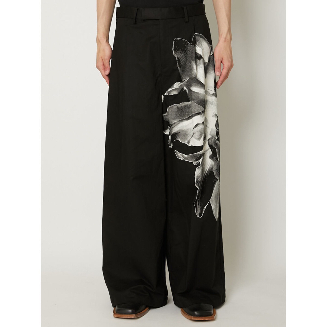 【TAAKK】PIGMENT FLOWER WIDE TROUSERS