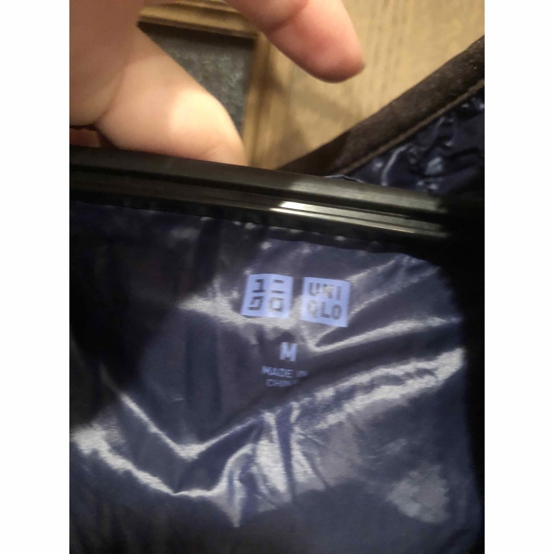 UNIQLO(ユニクロ)のユニクロ　ウルトラライトダウン　フードタイプ　M ブラウン　収納袋付 レディースのジャケット/アウター(ダウンジャケット)の商品写真