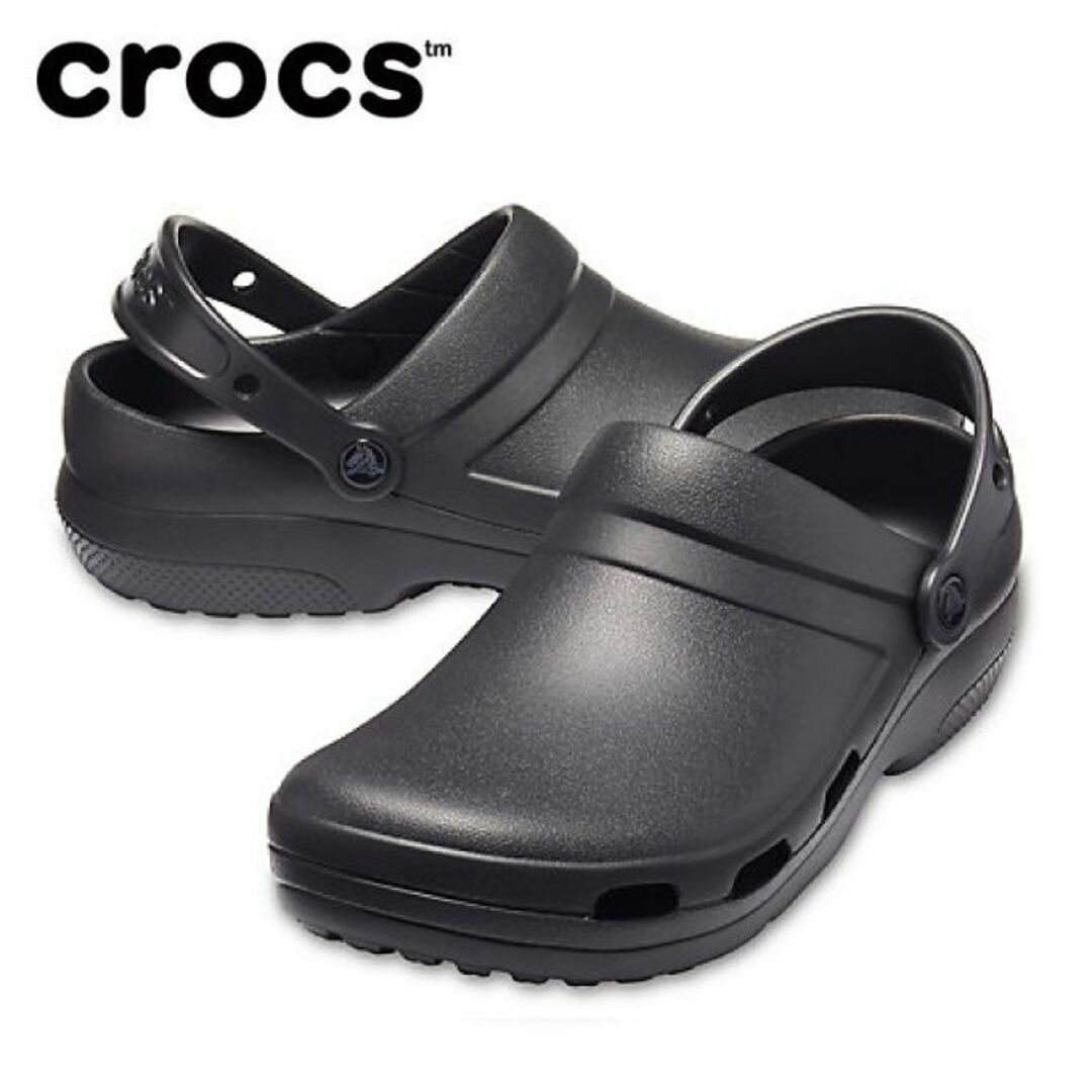 crocs(クロックス)の25cm クロックス スペシャリスト 2.0 ベント クロッグ ブラック 新品 メンズの靴/シューズ(サンダル)の商品写真