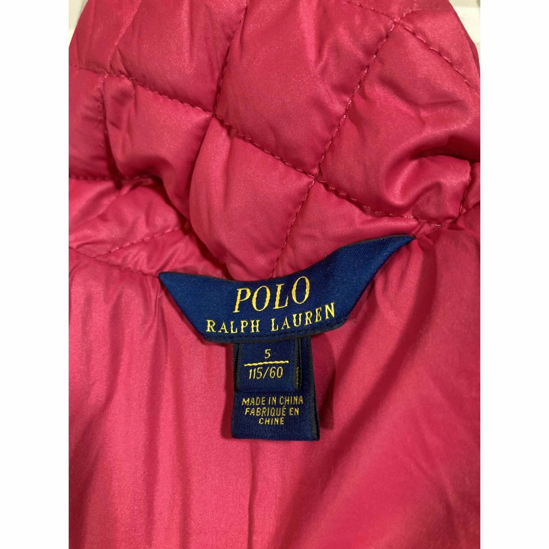 POLO RALPH LAUREN(ポロラルフローレン)の110cm ラルフローレン　キルティング　ジャケット キッズ/ベビー/マタニティのキッズ服女の子用(90cm~)(ジャケット/上着)の商品写真