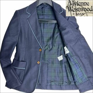 Vivienne Westwood MAN ヴィヴィアンウエストウッドマン 16SS ウール 2B テーラードジャケット ブレザー ブラック 4145-1002