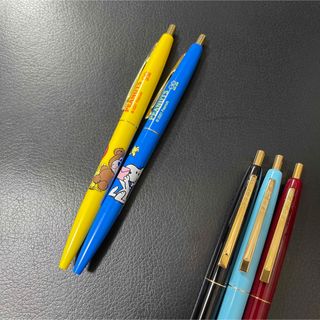 ピーナッツ(PEANUTS)の【選べるおまけ付き】スヌーピーデザイン　BICジャパン　ボールペン 3本セット(ペン/マーカー)