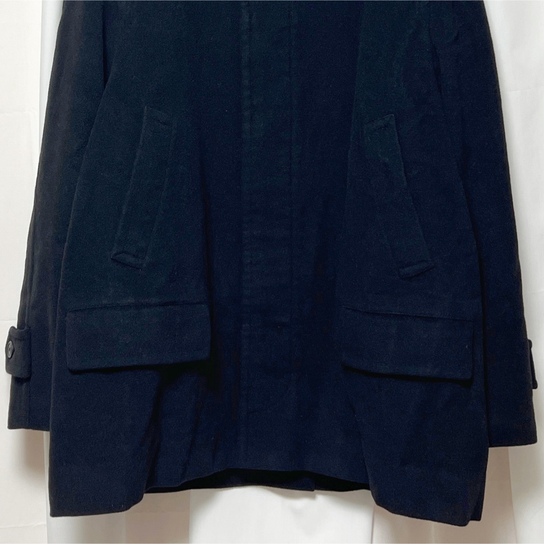 KOFKRIZIA ケイオブクリツィア ステンカラーコート ショート 黒 M メンズのジャケット/アウター(ステンカラーコート)の商品写真