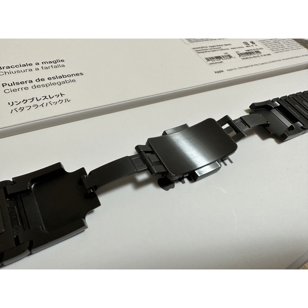 【純正】Apple Watch スペースブラックリンクブレスレット