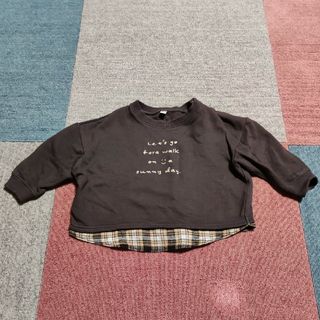 シマムラ(しまむら)の【中古品】しまむら　90裏起毛トレーナー(Tシャツ/カットソー)