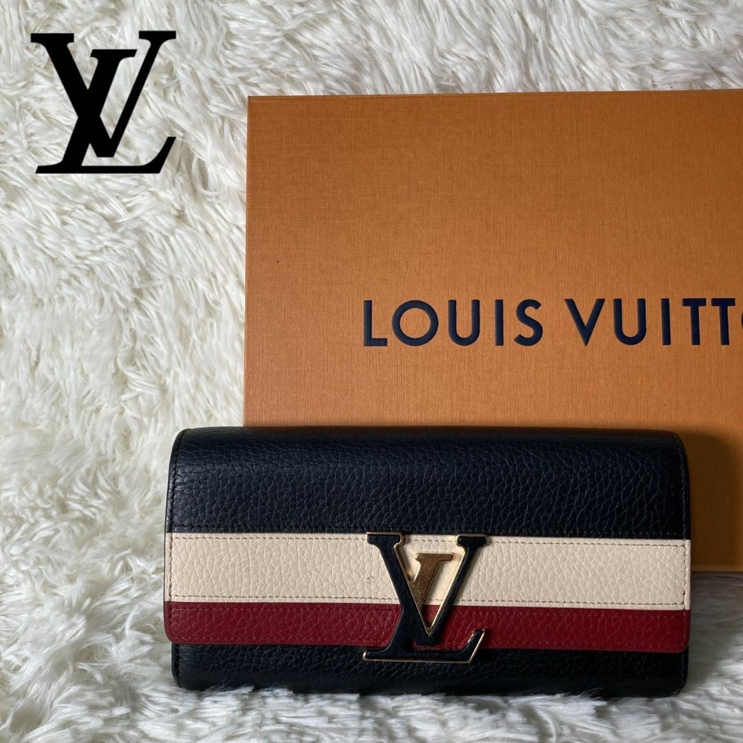 LOUIS VUITTON - 美品 ルイ・ヴィトン ポルトフォイユ カプシーヌ ...