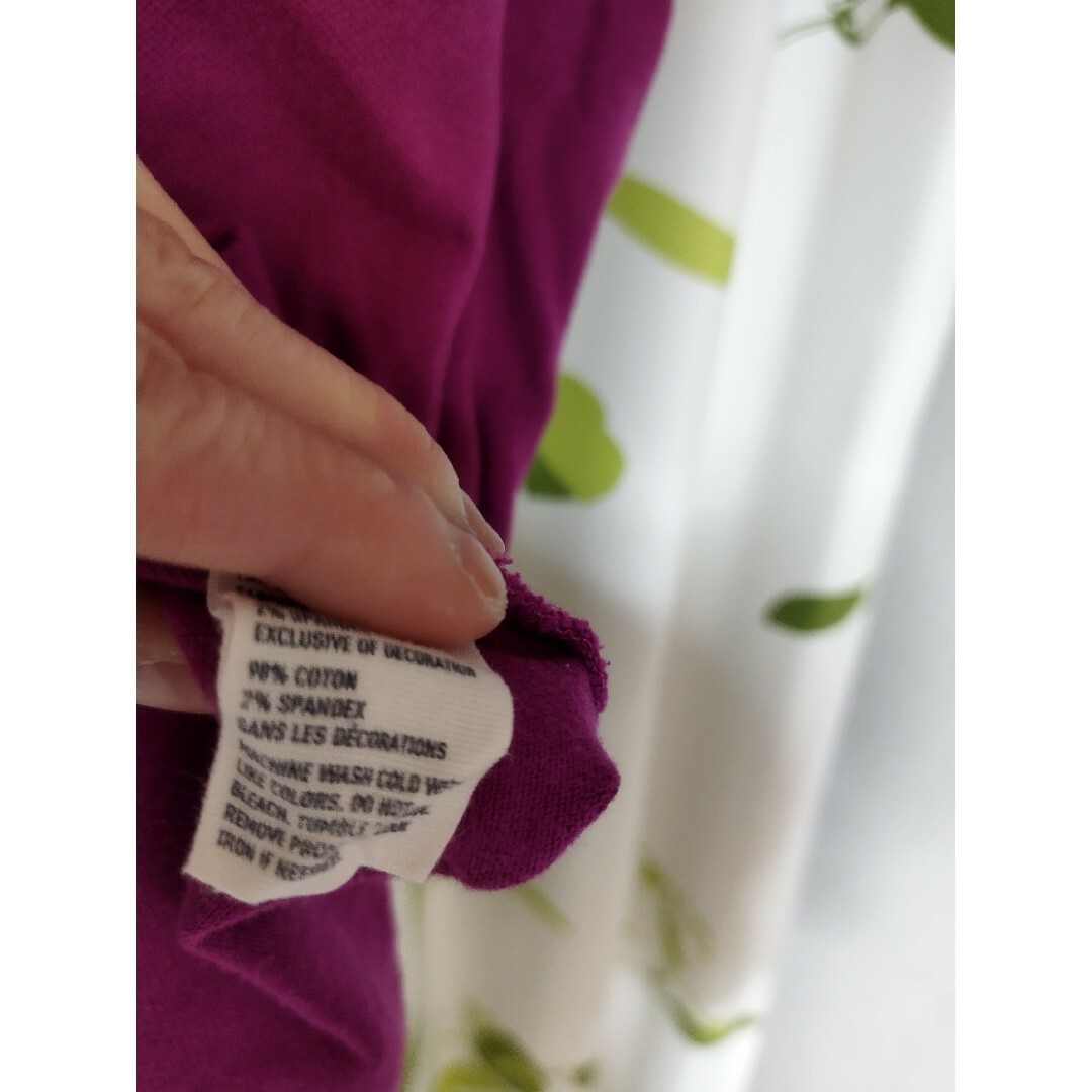 ショッキングピンク　ポロシャツ　中古　レディース レディースのトップス(ポロシャツ)の商品写真