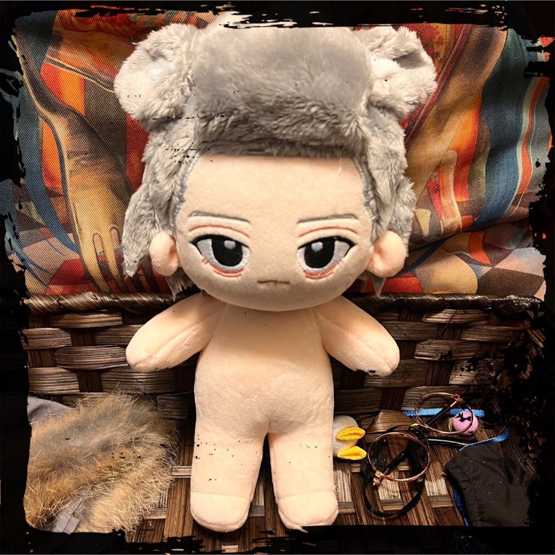 Dr.STONE ゼノ ぬいぐるみ　20cm 着せ替え エンタメ/ホビーのおもちゃ/ぬいぐるみ(ぬいぐるみ)の商品写真