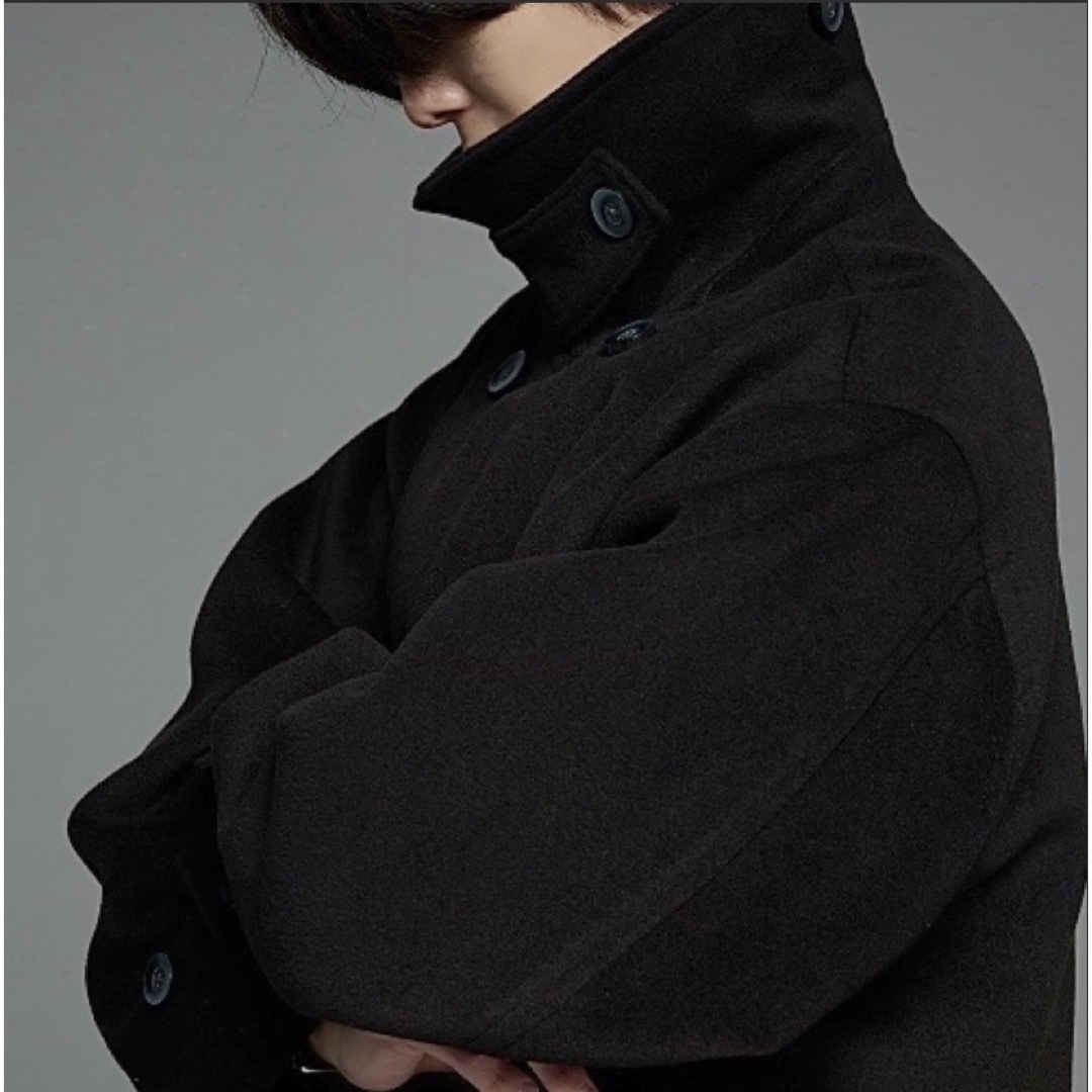 【ADRER】ビーバーメルトンオーバーPコート メンズのジャケット/アウター(ピーコート)の商品写真