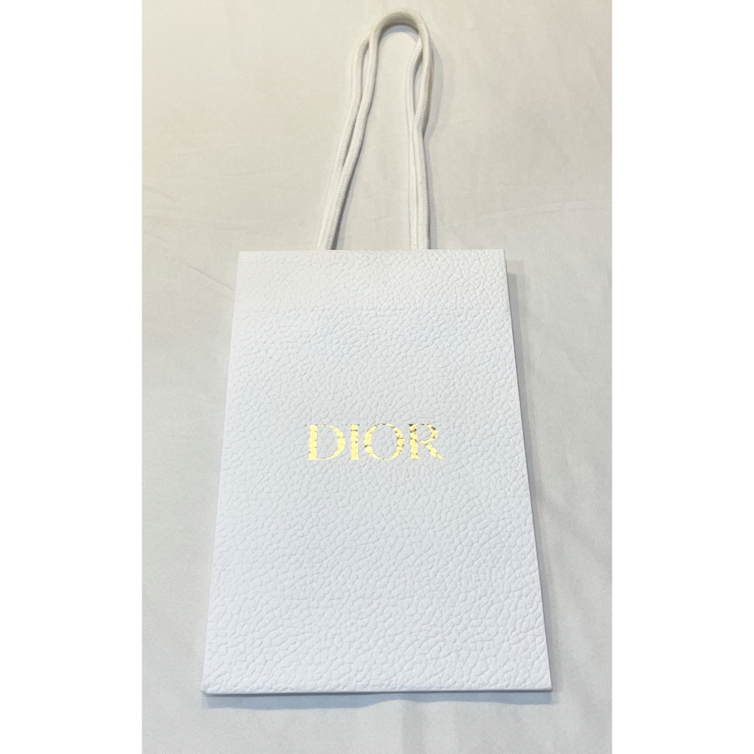 Dior(ディオール)のDIOR ディオール ゴールドロゴ ショップ袋 ショッパー 紙袋 レディースのバッグ(ショップ袋)の商品写真