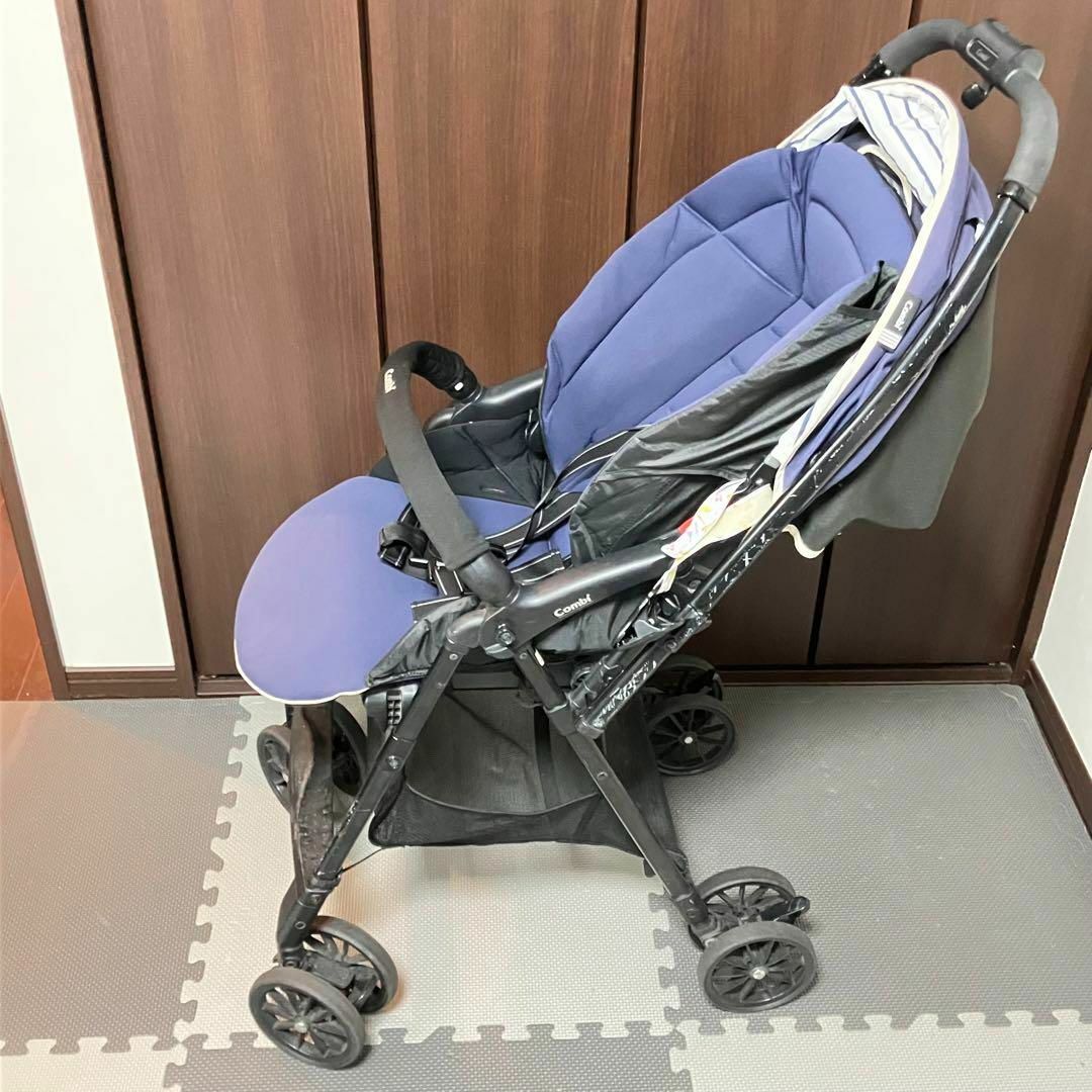 combi - 中古 コンビ ベビーカー メチャライト ネイビーの通販 by