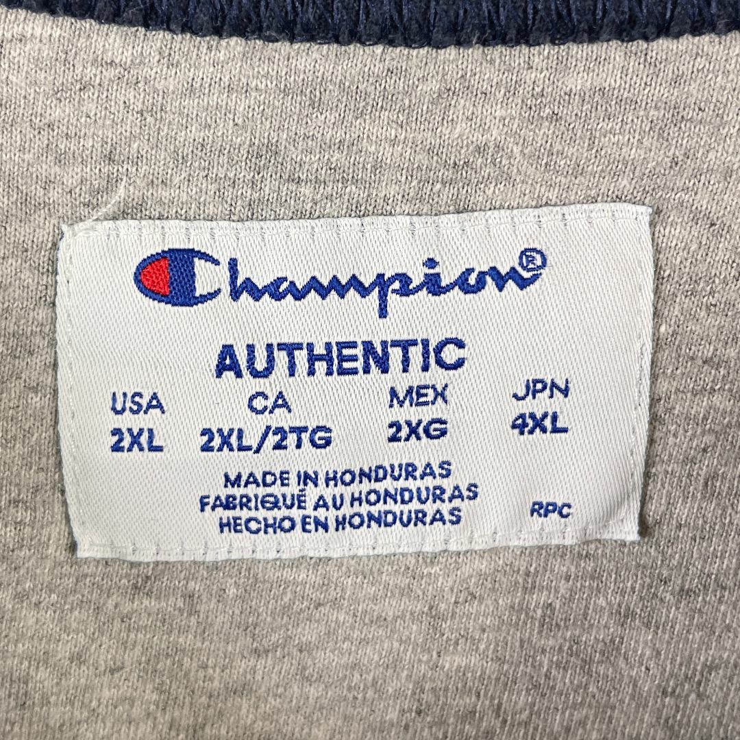 Champion(チャンピオン)の超ビッグサイズ US/XL J/4XL チャンピオン スウェットトレーナー 紺 メンズのトップス(スウェット)の商品写真