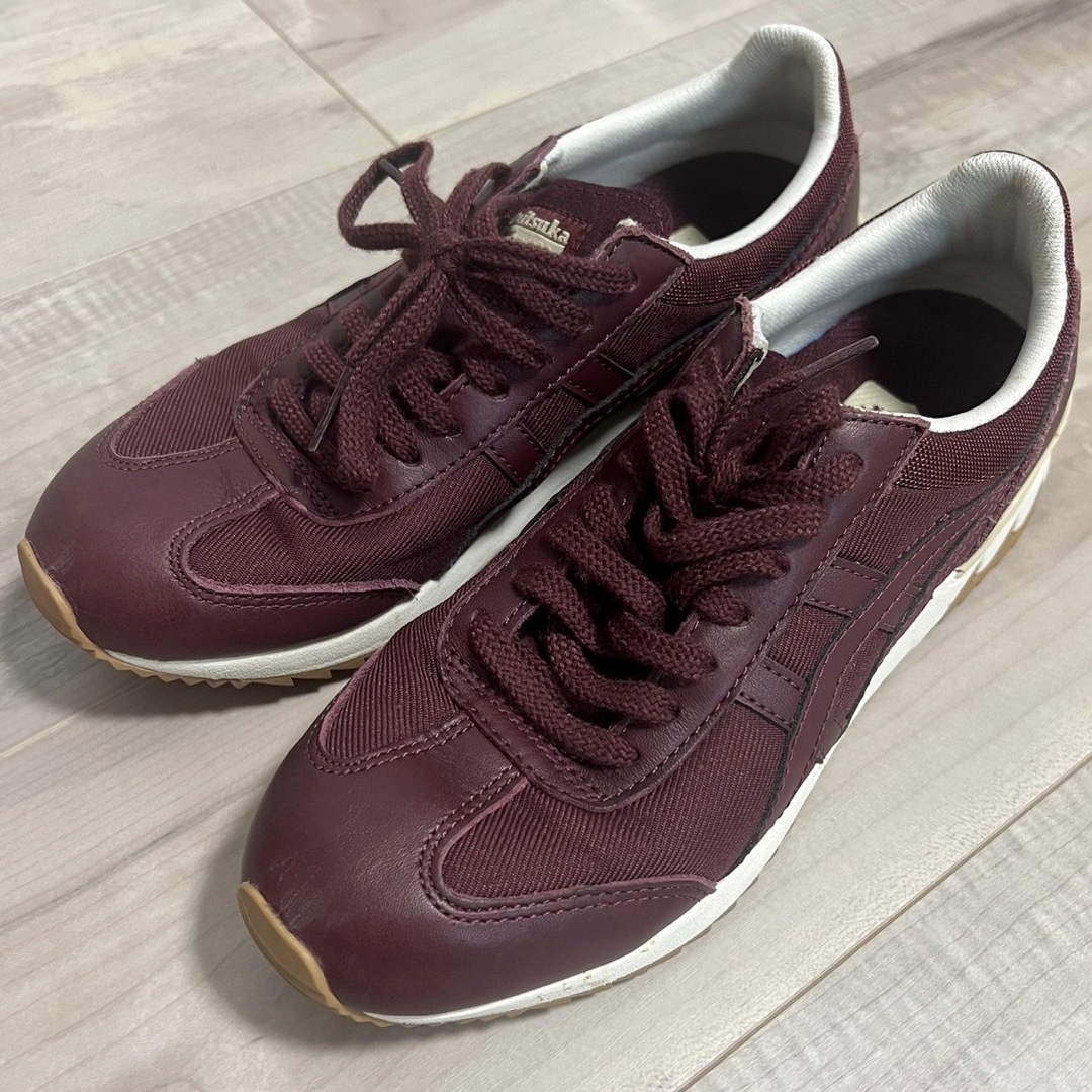 Onitsuka Tiger - 美品 オニツカタイガー スニーカー ワインレッド 23 ...