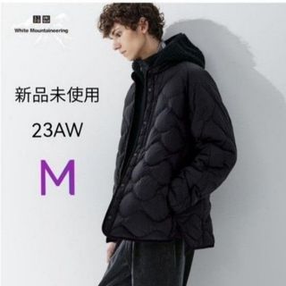 ユニクロ(UNIQLO)の新品 ユニクロWM 23AW リサイクルハイブリッドダウンジャケット ブラックM(ダウンジャケット)