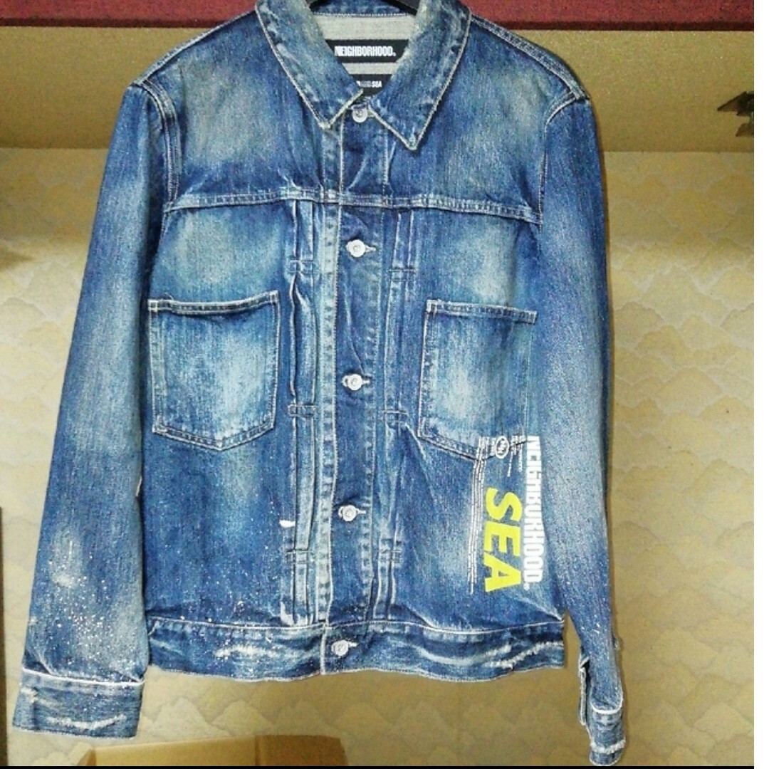 L NEIGHBORHOOD WIND AND SEA DENIM JACKET