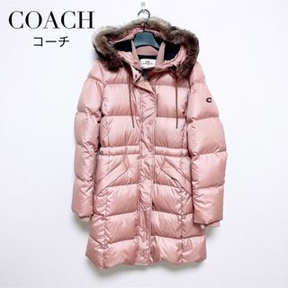 ✨新品未使用✨定価16万円✨COACH◆ダウンコート◆ピンク◆Ｓ