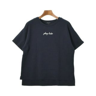 インディヴィ(INDIVI)のINDIVI インディヴィ Tシャツ・カットソー 38(M位) 濃紺 【古着】【中古】(カットソー(半袖/袖なし))