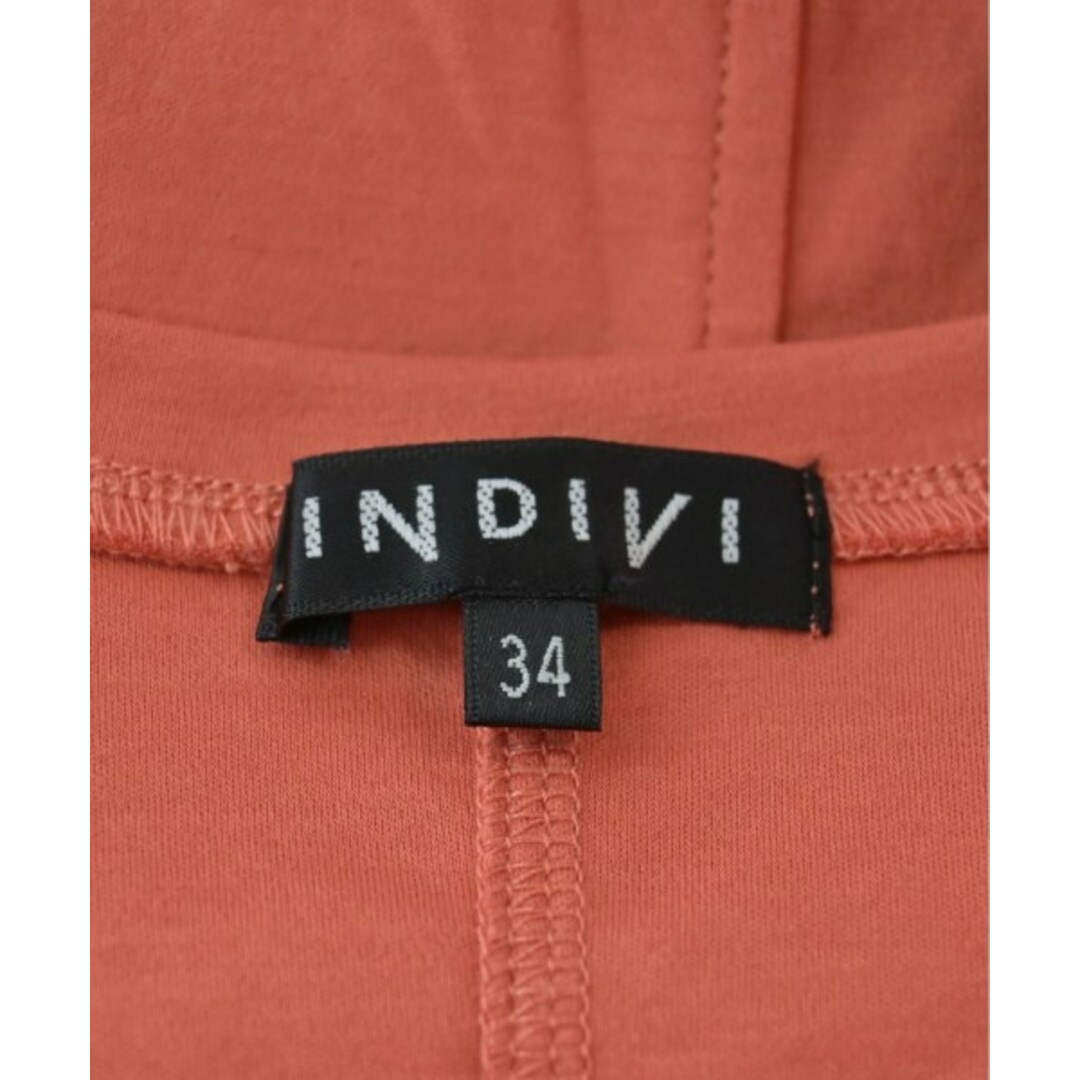 INDIVI(インディヴィ)のINDIVI インディヴィ Tシャツ・カットソー 34(XS位) オレンジ 【古着】【中古】 レディースのトップス(カットソー(半袖/袖なし))の商品写真