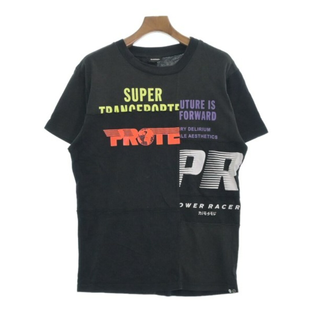 DIESEL(ディーゼル)のDIESEL ディーゼル Tシャツ・カットソー XS 黒 【古着】【中古】 メンズのトップス(Tシャツ/カットソー(半袖/袖なし))の商品写真