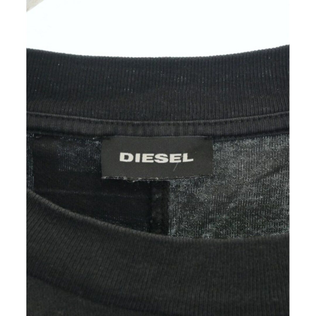 DIESEL(ディーゼル)のDIESEL ディーゼル Tシャツ・カットソー XS 黒 【古着】【中古】 メンズのトップス(Tシャツ/カットソー(半袖/袖なし))の商品写真