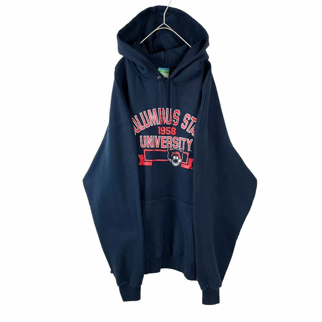 Champion(チャンピオン)のUSA古着 チャンピオン スウェットパーカー カレッジロゴ 大きいサイズ XXL メンズのトップス(パーカー)の商品写真