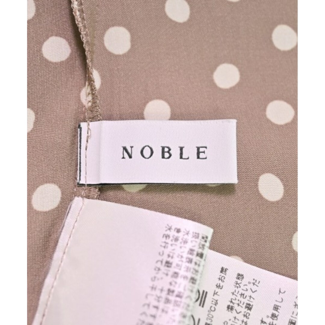 NOBLE ノーブル カジュアルシャツ F 茶x黒(チェック)