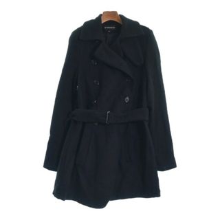 アンドゥムルメステール(Ann Demeulemeester)のANN DEMEULEMEESTER コート -(XL位) 黒 【古着】【中古】(その他)