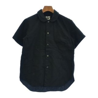 ブラックコムデギャルソン(BLACK COMME des GARCONS)のBLACK COMME des GARCONS カジュアルシャツ S 黒 【古着】【中古】(シャツ/ブラウス(長袖/七分))