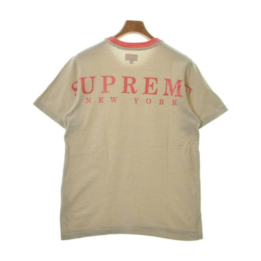 Supreme - Supreme シュプリーム Tシャツ・カットソー S ベージュx白