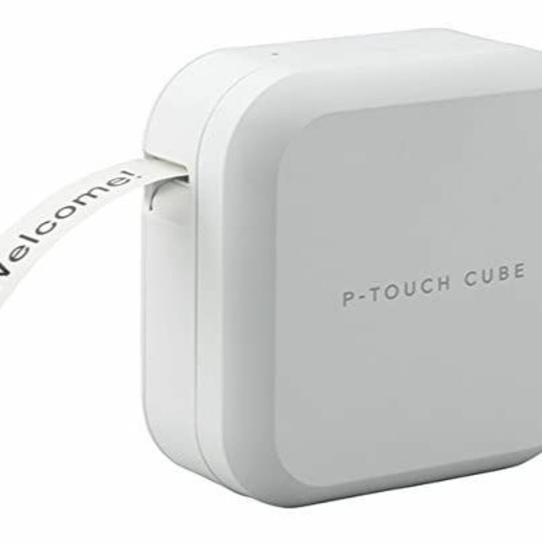 ラベルライターP-TOUCH CUBE PT-P710BTおまけ付き本体内蔵自動式印刷方向