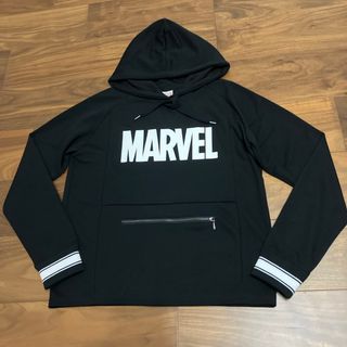 マーベル(MARVEL)のMARVEL マーベル　M パーカー 黒(パーカー)