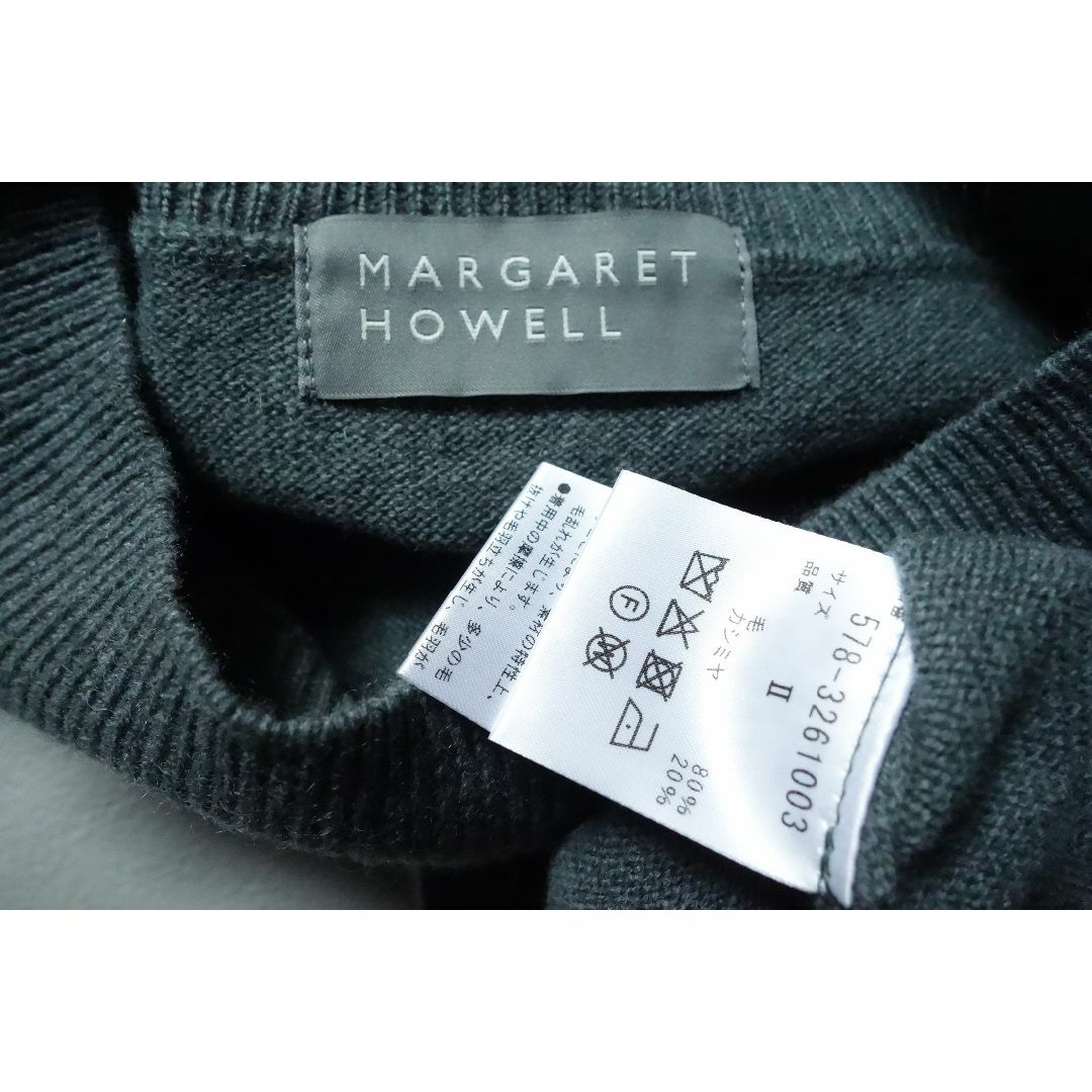 MARGARET HOWELL(マーガレットハウエル)の2023 今期マーガレットハウエル☆ウールカシミヤ モックネック ニットベスト2 レディースのトップス(ニット/セーター)の商品写真