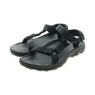 テバ(Teva)のTeva テバ サンダル 25cm 黒 【古着】【中古】(サンダル)