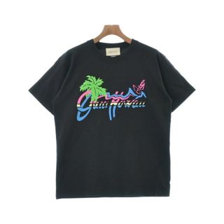 銀座店 グッチ ブレード プリント Tシャツ sizeS 黒系 88428