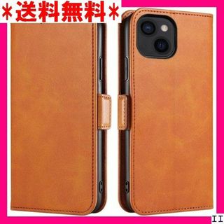 SN5 iPhone 14 Plus ケース 手帳型 適用 ライトブラウン 11(モバイルケース/カバー)