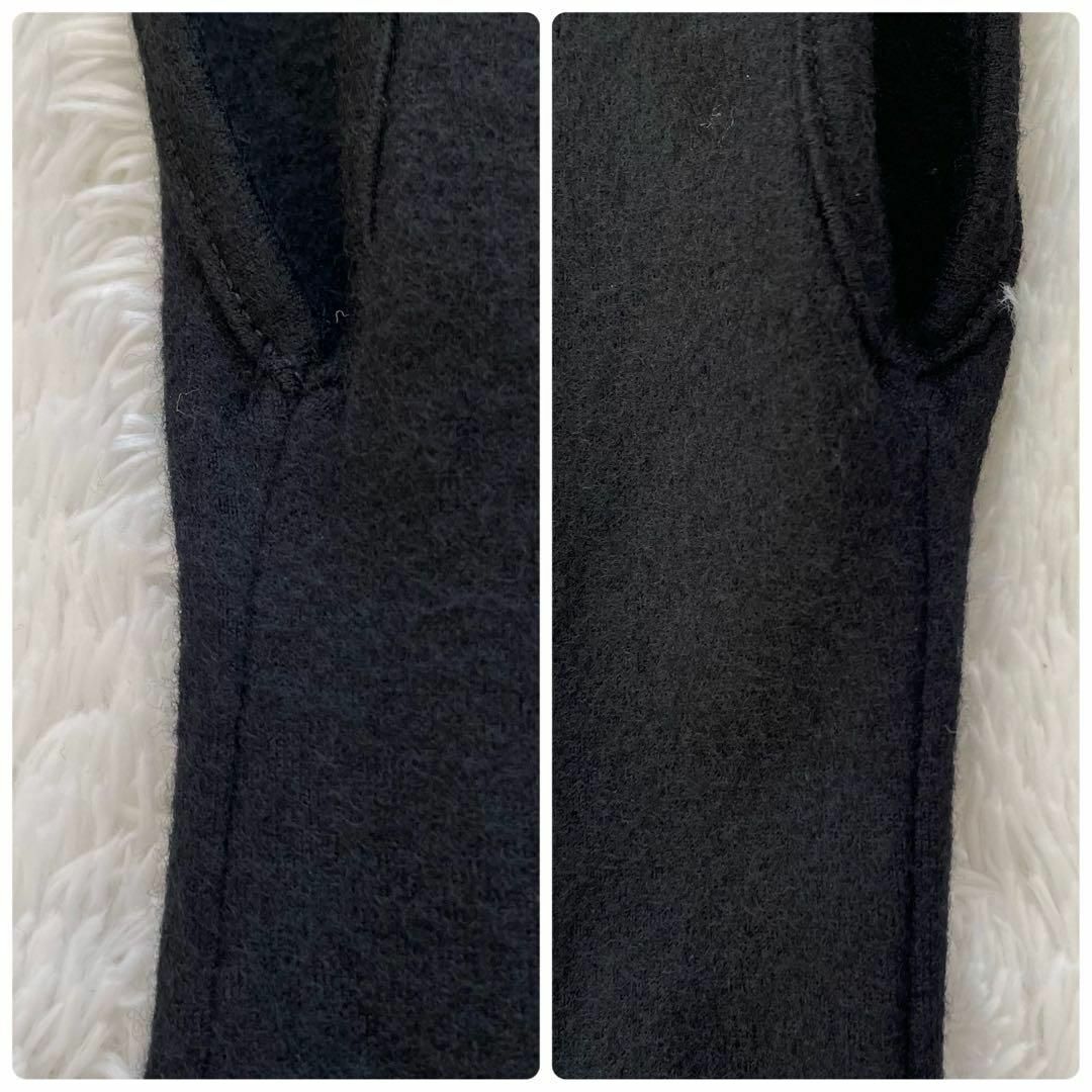 YOKO CHAN✨ワンピース　ウール　ブラック　袖なし　膝丈　38 秋　冬