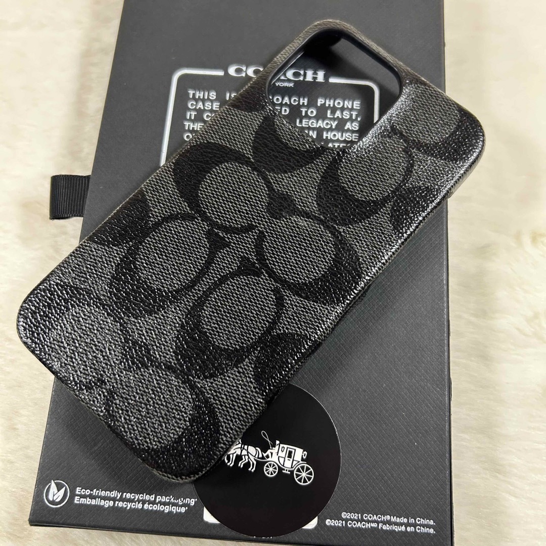 COACH(コーチ)のコーチ　シグネチャー　スマホケース　IPHONE 13PRO スマホ/家電/カメラのスマホアクセサリー(iPhoneケース)の商品写真