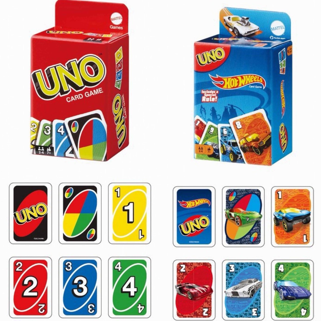 UNO(ウーノ)のUNO ミニカード　2 ガチャ　2種 エンタメ/ホビーのテーブルゲーム/ホビー(トランプ/UNO)の商品写真