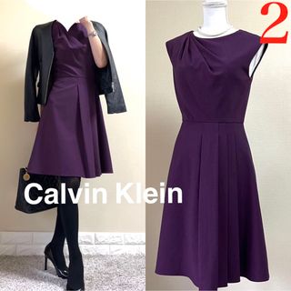 カルバンクライン ワンピース(パープル/紫色系)の通販 25点 | Calvin