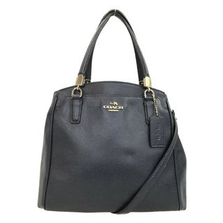 ✨極美品✨ COACH レザーxスエード 2way ハンドバッグ ロゴ