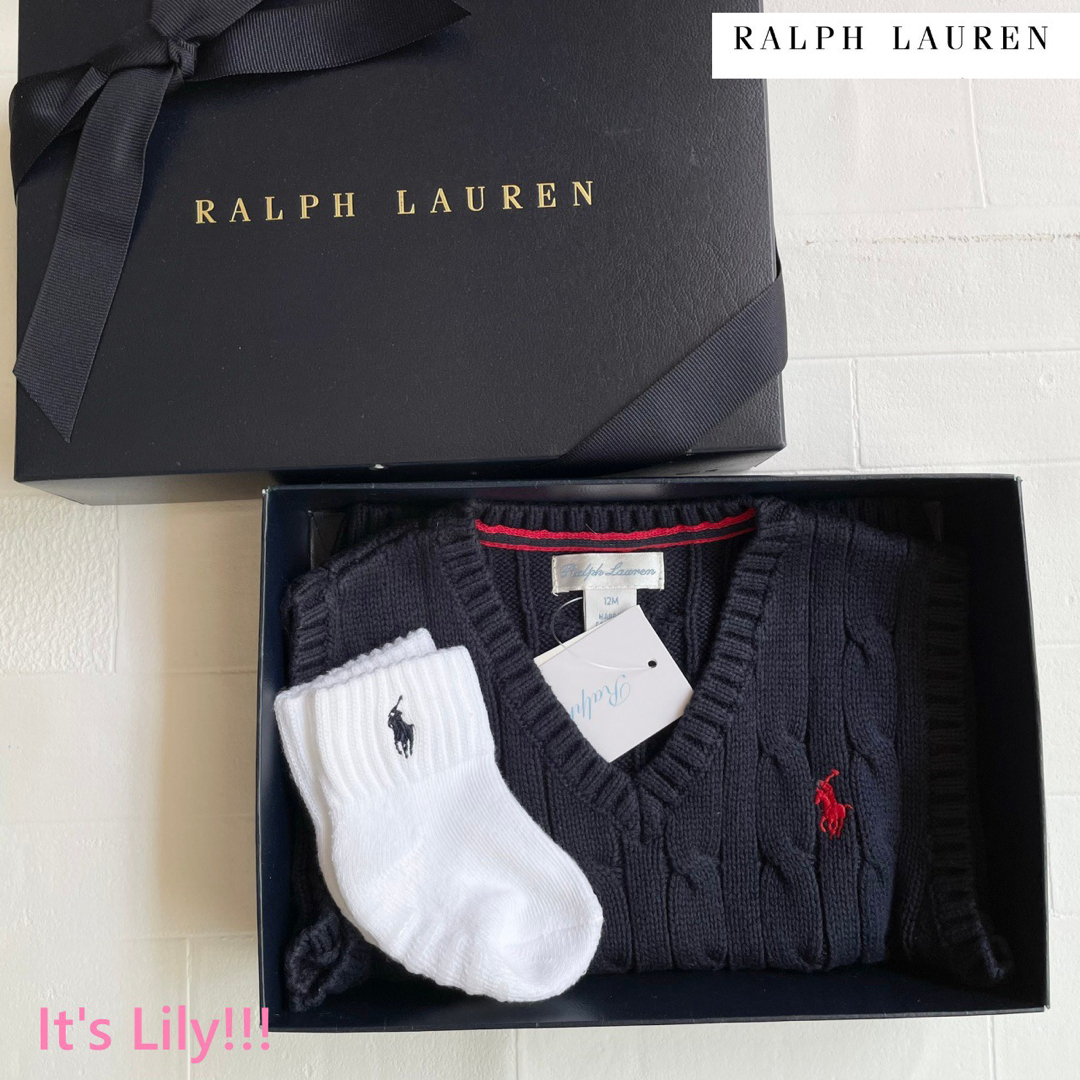 Ralph Lauren(ラルフローレン)の12m80cm  ccベスト　定番　人気　ラルフローレン キッズ/ベビー/マタニティのベビー服(~85cm)(Ｔシャツ)の商品写真