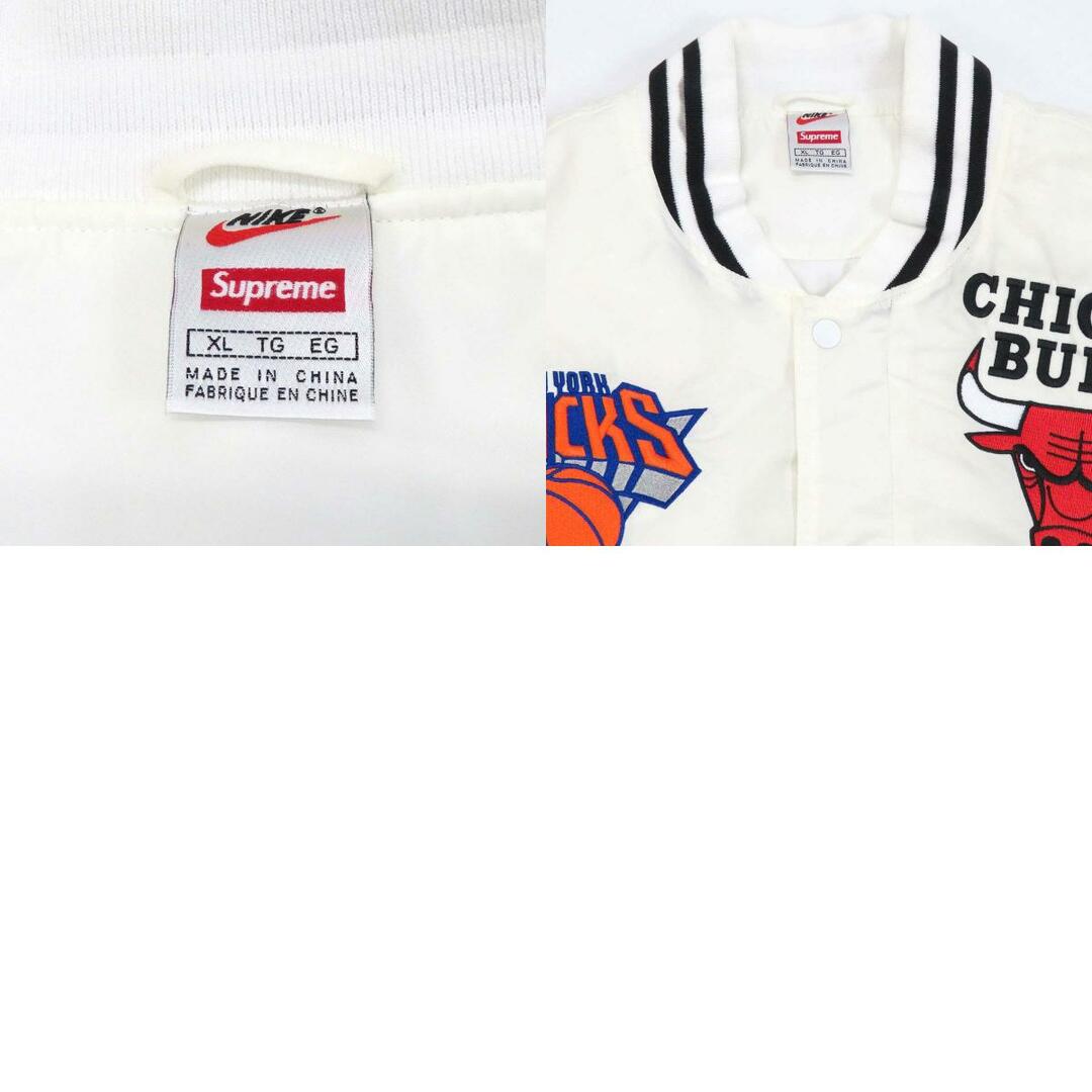 ナイキ Supreme NBA Teams Warm Up ジャケット シュプリーム コラボ AO3631-100 メンズ ホワイト NIKE  【アパレル・小物】