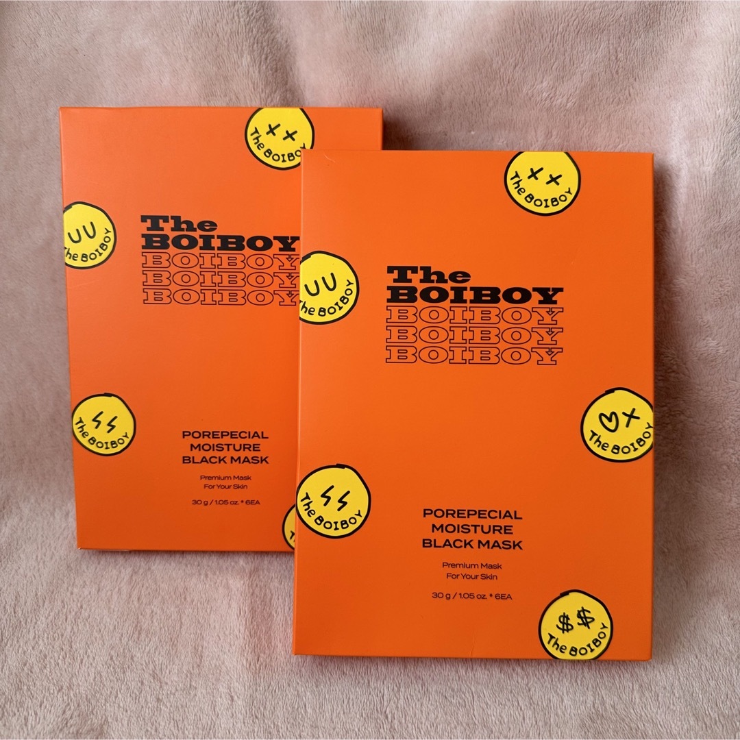 TheBOIBOY  ポアペシャル モイスチャーブラックマスク 1箱×2個 コスメ/美容のスキンケア/基礎化粧品(パック/フェイスマスク)の商品写真