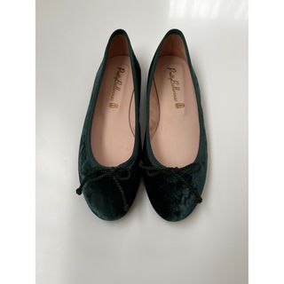 【美品】repetto　フラットシューズ　エナメル　グリーン　36