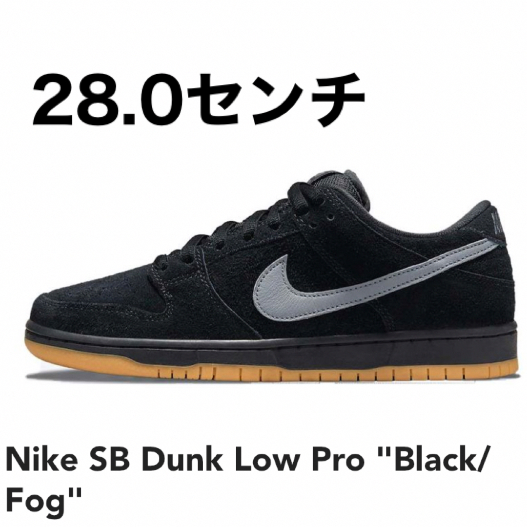 NIKE SB DUNK LOW PRO BLACK FOG 28.5cm