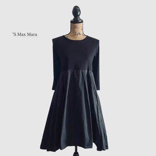 S MAX MARA(エスマックスマーラ)M～L？柔らかい生地♪濃紺　日常着に♪