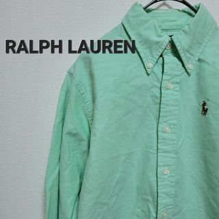 ラルフローレン(Ralph Lauren)の【美品】RALPH LAUREN ラルフローレン ボタンダウンシャツ XSサイズ(シャツ/ブラウス(長袖/七分))