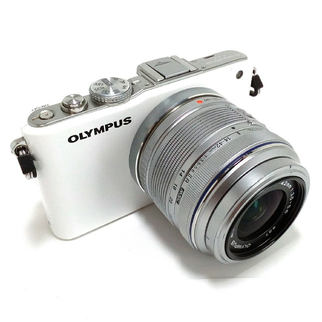 OLYMPUS E-PL3 ミラーレスカメラ ホワイト iPhone転送セット