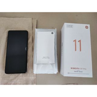 アンドロイド(ANDROID)のXiaomi 11T Pro メテオライトグレー 128 GB SIMフリー(スマートフォン本体)