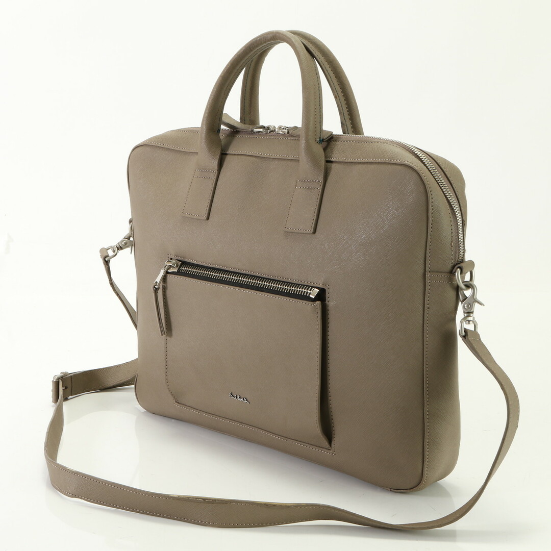 Paul Smith(ポールスミス)の美品 ポールスミス 2WAY ビジネス バッグ 斜め掛け ショルダー 書類鞄 ブリーフケース トート 通勤 人気 A4 メンズ EJT 1106-E14 メンズのバッグ(ビジネスバッグ)の商品写真